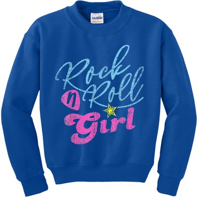 Rock N Roll Girl Purple Darla Kids Sweatshirt