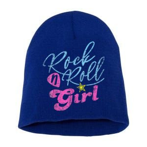 Rock N Roll Girl Purple Darla Short Acrylic Beanie