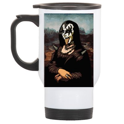 Rock N Roll Band Lazy Halloween Costume Rocker Stainless Steel Travel Mug