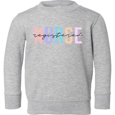 Registered Nurse RN Emergency Room Nurse Toddler Sweatshirt
