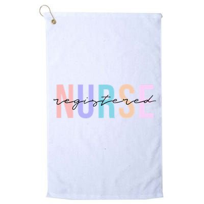 Registered Nurse RN Emergency Room Nurse Golf Towel