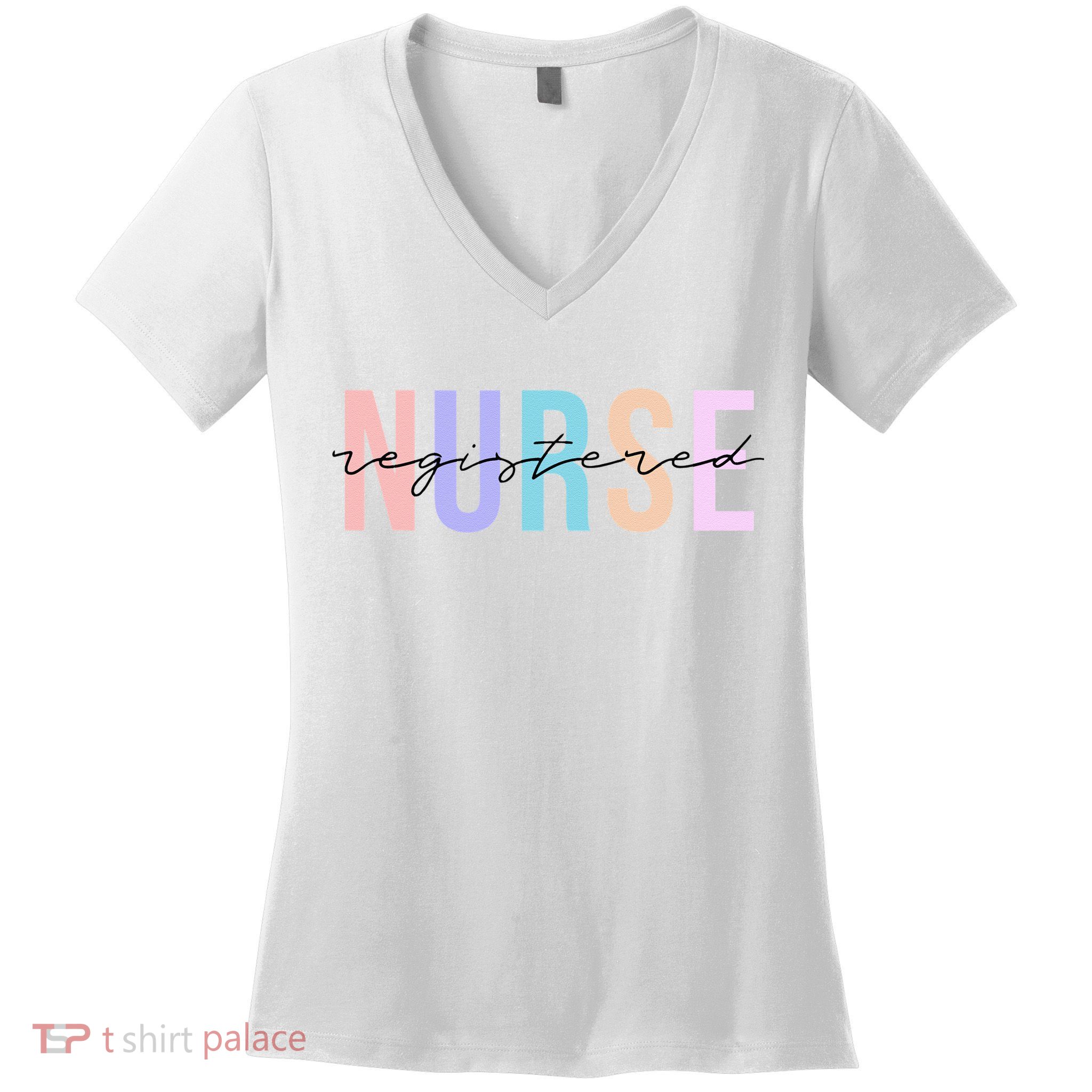 Registered Nurse RN Emergency Room Nurse Women's V-Neck T-Shirt