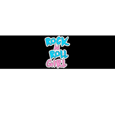 Rock N Roll Girl Cute Rockstar Concert Bumper Sticker