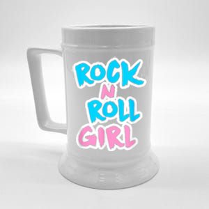 Rock N Roll Girl Cute Rockstar Concert Beer Stein