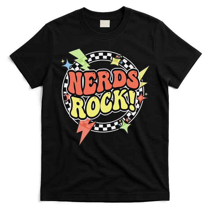 Retro Nerds Rock From Geek Costume Clothes T-Shirt
