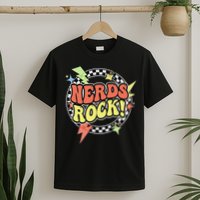 Retro Nerds Rock From Geek Costume Clothes T-Shirt