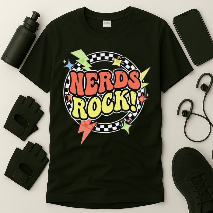 Retro Nerds Rock From Geek Costume Clothes T-Shirt