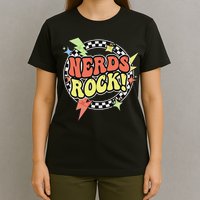 Retro Nerds Rock From Geek Costume Clothes T-Shirt