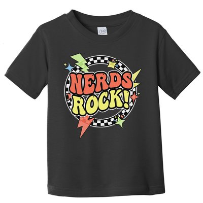 Retro Nerds Rock From Geek Costume Clothes Toddler T-Shirt
