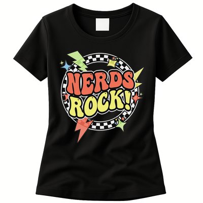 Retro Nerds Rock From Geek Costume Clothes Women's T-Shirt