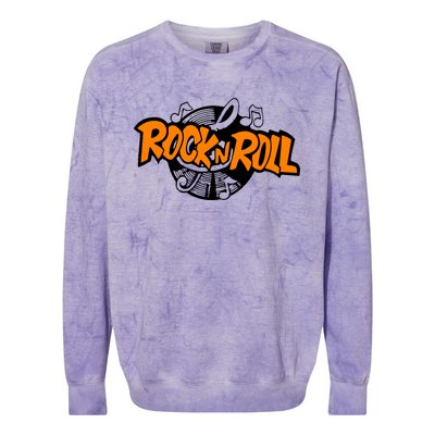 Rock N Roll Colorblast Crewneck Sweatshirt