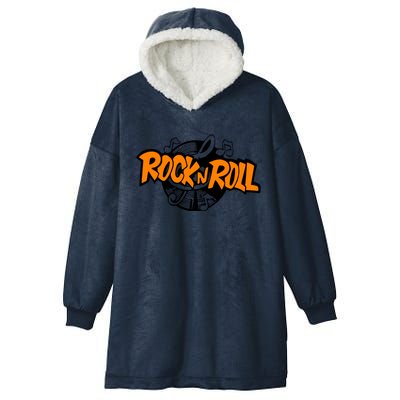 Rock N Roll Hooded Wearable Blanket