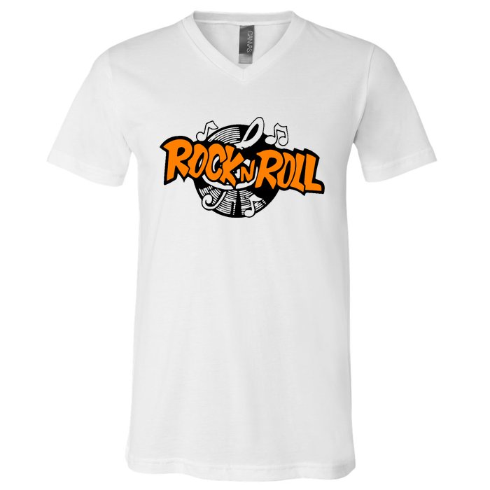 Rock N Roll V-Neck T-Shirt