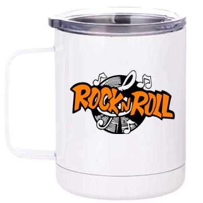 Rock N Roll 12 oz Stainless Steel Tumbler Cup