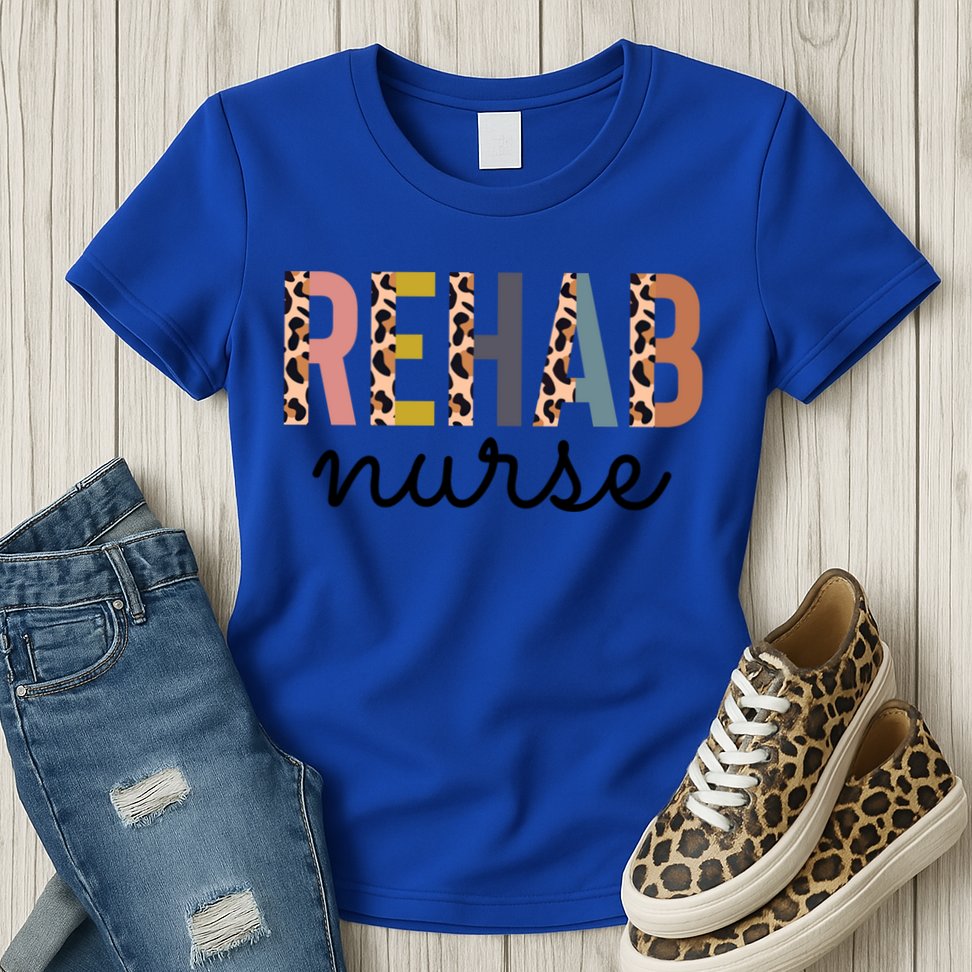 Rehabilitation Nursing Rehab Nurse Graduation Gift Womens T-Shirt