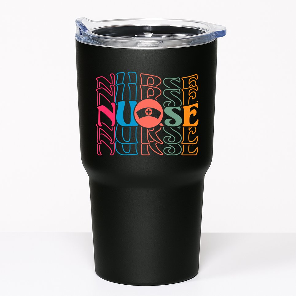 Retro Nurse Tumbler