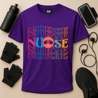 Retro Nurse Cooling Performance Crew T-Shirt
