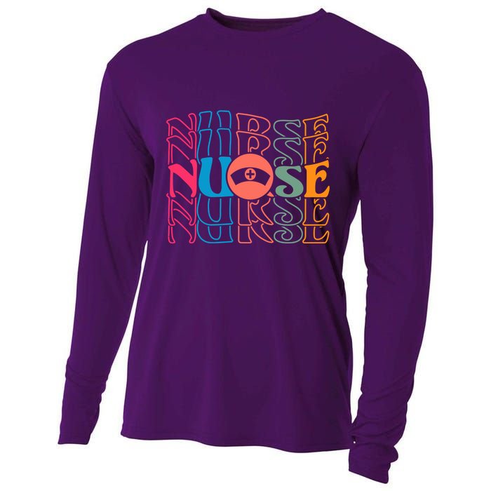 Retro Nurse Cooling Performance Long Sleeve Crew