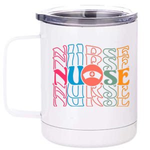 Retro Nurse 12 oz Stainless Steel Tumbler Cup