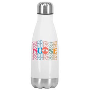 Retro Nurse Stainless Steel Insulated Water Bottle