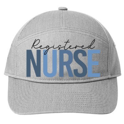 Registered Nurse RN Nursing Nurse Day & Nurse Week 7-Panel Snapback Hat