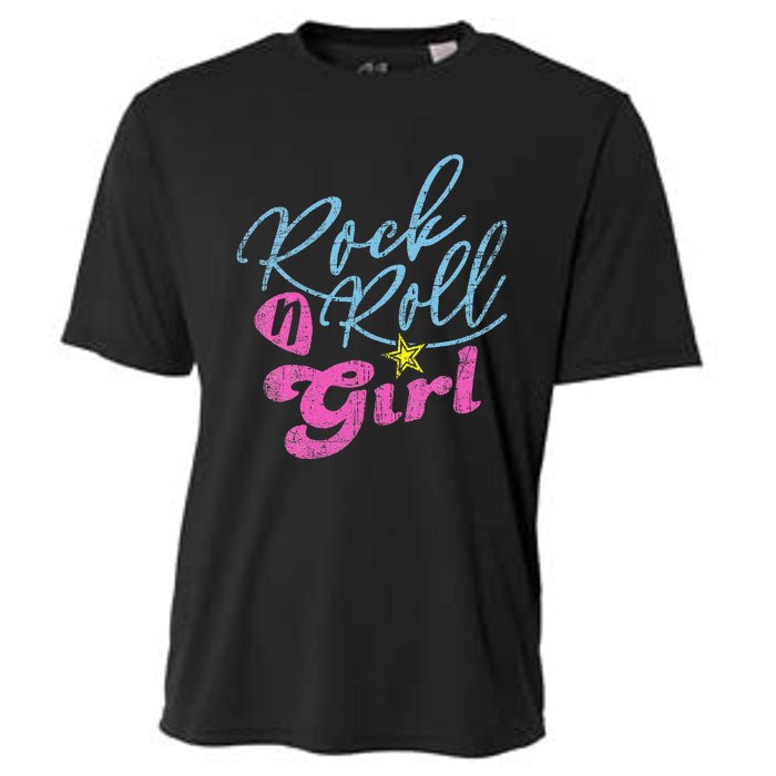 Rock N Roll Girl Purple Darla Cooling Performance Crew T-Shirt