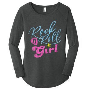 Rock N Roll Girl Purple Darla Women's Perfect Tri Tunic Long Sleeve Shirt