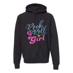 Rock N Roll Girl Purple Darla Premium Hoodie