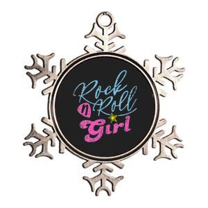 Rock N Roll Girl Purple Darla Metallic Star Ornament