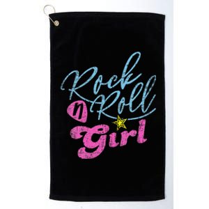 Rock N Roll Girl Purple Darla Platinum Collection Golf Towel