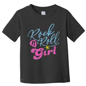 Rock N Roll Girl Purple Darla Toddler T-Shirt