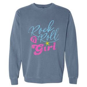 Rock N Roll Girl Purple Darla Garment-Dyed Sweatshirt