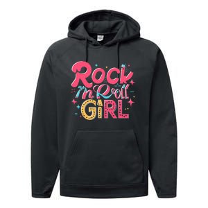 Rock N Roll Girl Purple Darla Performance Fleece Hoodie