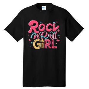 Rock N Roll Girl Purple Darla Tall T-Shirt