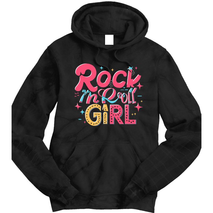 Rock N Roll Girl Purple Darla Tie Dye Hoodie