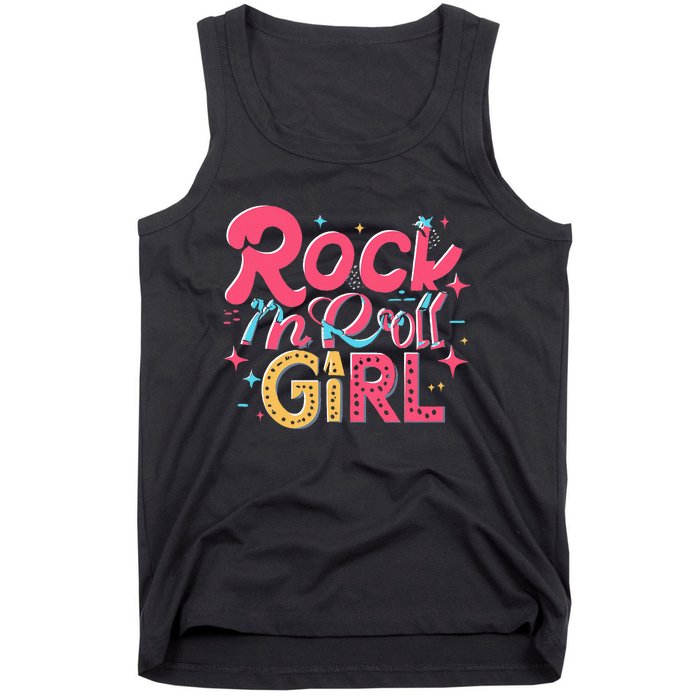 Rock N Roll Girl Purple Darla Tank Top