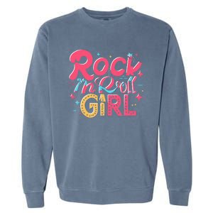 Rock N Roll Girl Purple Darla Garment-Dyed Sweatshirt