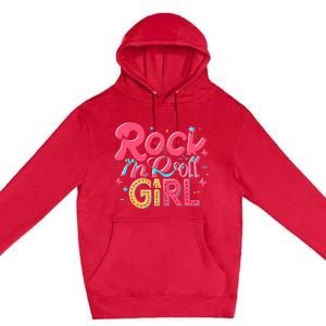 Rock N Roll Girl Purple Darla Premium Pullover Hoodie