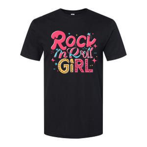 Rock N Roll Girl Purple Darla Softstyle CVC T-Shirt