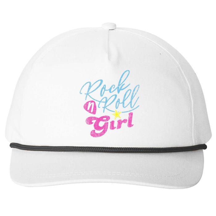 Rock N Roll Girl Purple Darla Snapback Five-Panel Rope Hat