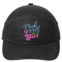 Rock N Roll Girl Purple Darla 7-Panel Snapback Hat