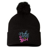 Rock N Roll Girl Purple Darla Pom Pom 12in Knit Beanie