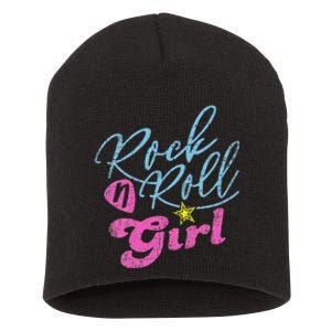 Rock N Roll Girl Purple Darla Short Acrylic Beanie