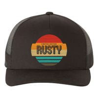 Rusty Name Retro Vintage Sunset Limited Edition Yupoong Adult 5-Panel Trucker Hat