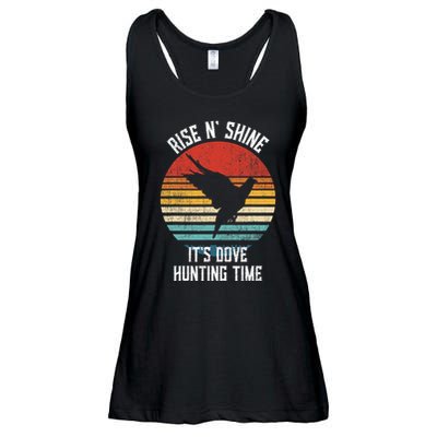 Rise N Shine Its Dove Hunting Time Dove Ladies Essential Flowy Tank