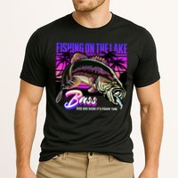 Rise N Shine Its Fishing Time Bass Lake Cooling Performance Crew T-Shirt