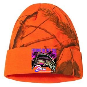 Rise N Shine Its Fishing Time Bass Lake Kati Licensed 12" Camo Beanie