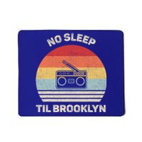 Retro No Sleep Til Brooklyn Gift Old School Portable Stereo Gift Mousepad