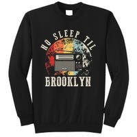 Retro No Sleep Til Brooklyn Old School Portable Stereo Sweatshirt