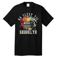 Retro No Sleep Til Brooklyn Old School Portable Stereo Tall T-Shirt